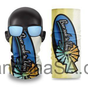 Tubular Multifunctional bandanas Custom branded TV